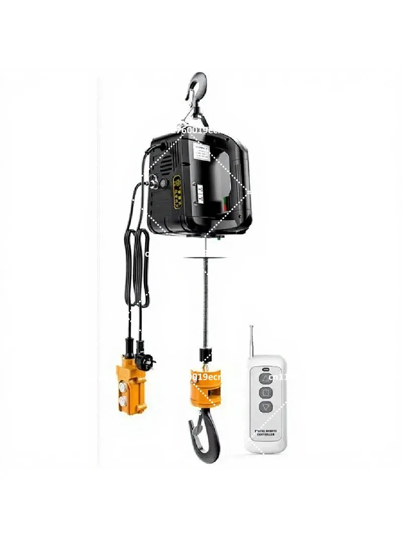 Portable Electric Hoist Crane for Home Garage Cargo Loading 500kg Capacity