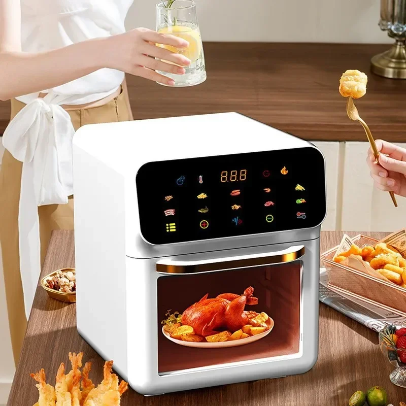 New Electric Oven Home Air Fryer Smart Kitchen Baking Steaming Chips Barbecue All-in-One Machine Multi-Function