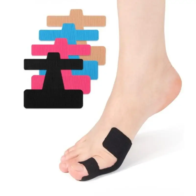 10 pz Alluce Valgo Supporto Fisso Sport Benda Elastica Punta Anti-Attrito Nastro Protettivo Patch Strumenti Per La Cura Del Piede Unisex
