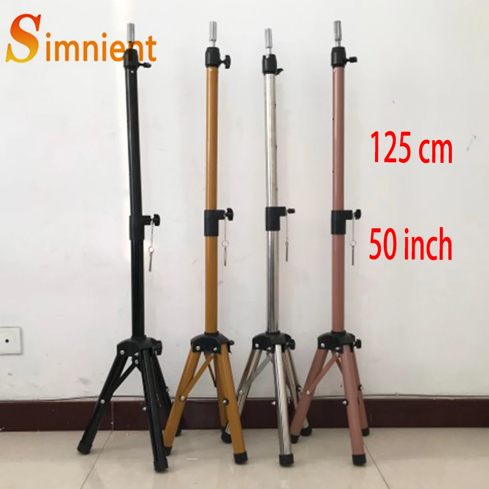 Stronger Wig Head Tripod Adjustable And Durable Metal Wig Head Stand Holder For Hairdressing Training Mannequin Head And Salon