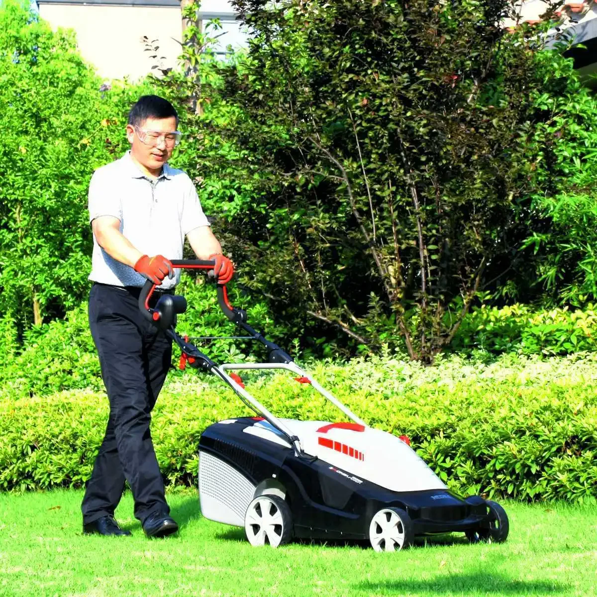 2000W High Power Electric Lawn Mower Weeder Small Household Hand Push Lawn Mower