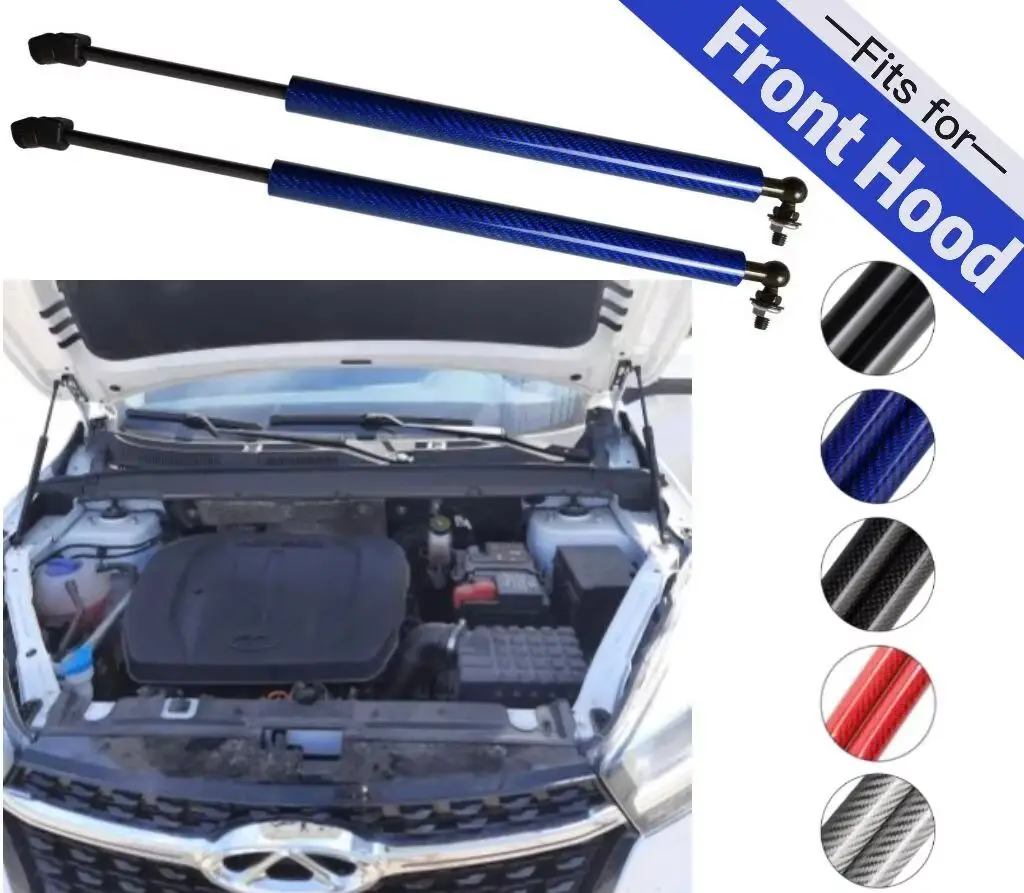 

Front Hood Bonnet Struts for Chery Tiggo 5X 4 2017-2023 Modify Carbon Fiber Lift Support Gas Springs Damper Shock Absorber Prop