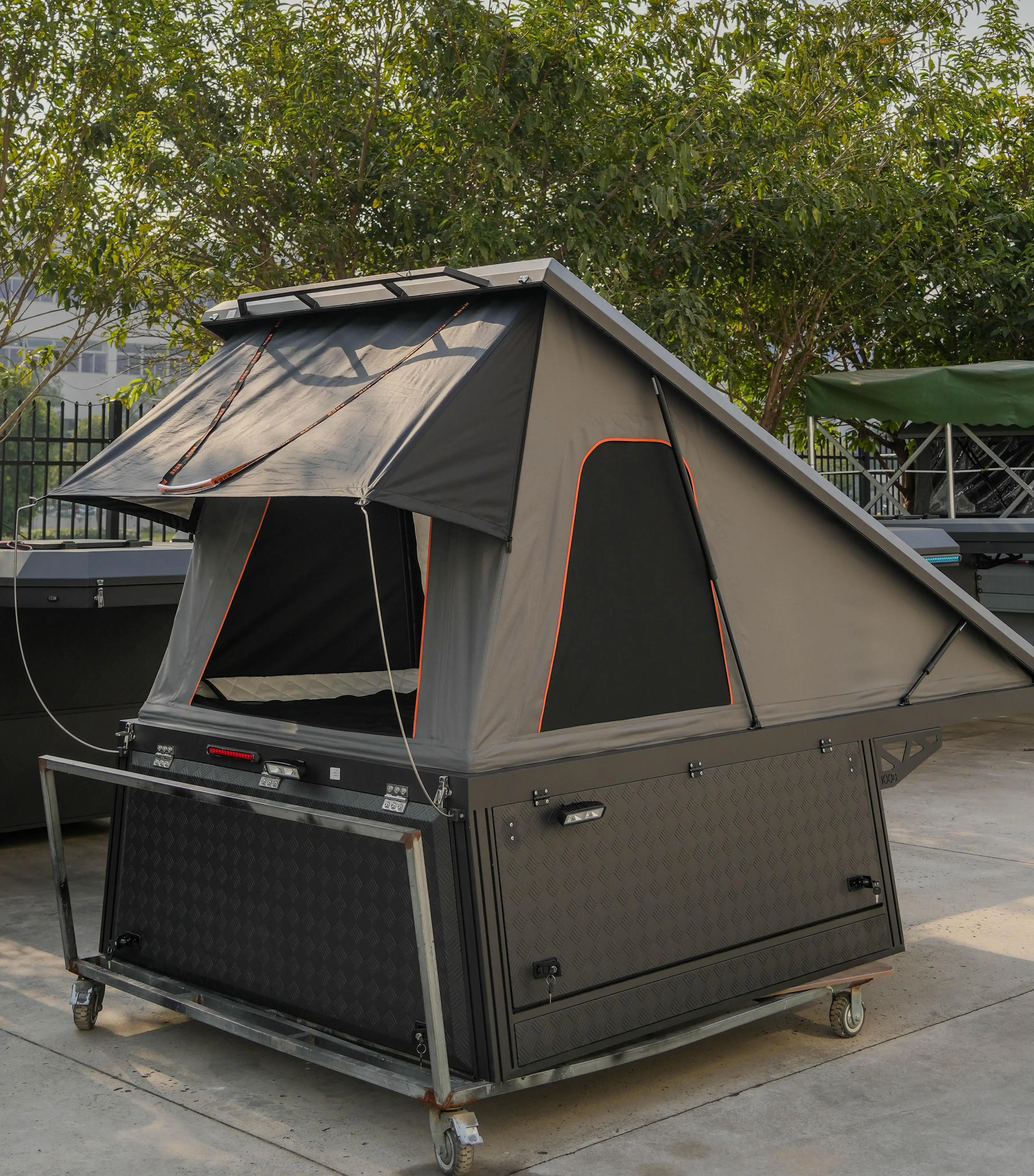 off Road Camper Slide on Pickup Canopy Tent Stocks Available for F150 5.5ft&Tacoma 5ft&Tacoma 6ft - Image 5