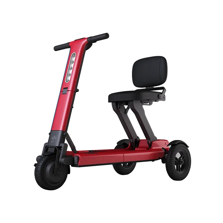 2022 Quality Guaranteed Foldable Portable 3 Wheels Electric Scooter Lightweight Disabled Mobility Scooter for Elderly