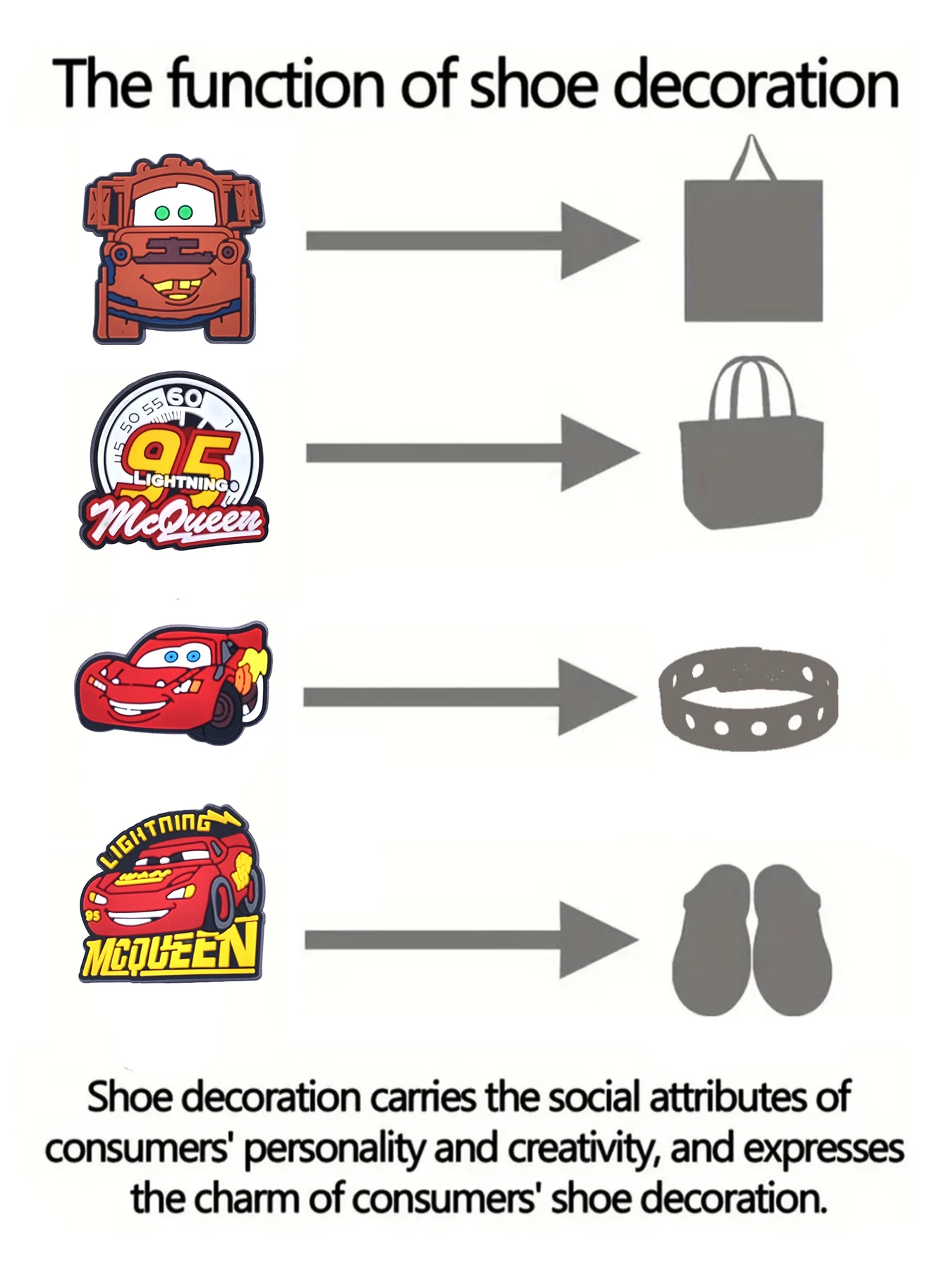 10-44 Stück Cartoon-Auto-Schuh-Charms für Slides, Clogs, Sandalen, Schuhdekorationen, Zubehör, Schnallen für Weihnachts- und Geburtstagsgeschenke – Detail 11