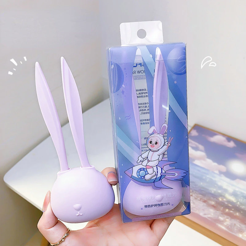 Little Rabbit Eyebrow Razor Shaping Knifes Eye Brow Shaver Safe Face Hair Removal Razor Blades Make Up Tools For Women