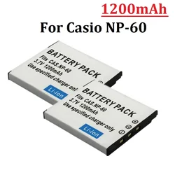 Original 1200mAh CNP-60 CNP 60 CNP60 NP60 action Camera Battery For CASIO EX-Z80 S10 Z9 FS10 S12 Z20 Z29 Z85 Z80 Z90 bateria