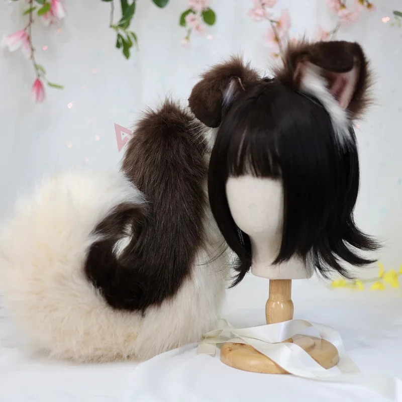 nouveau-travail-fait-a-la-main-noir-marron-collie-oreilles-de-chien-pli-style-queue-cerceau-bandeaux-bandeau-chapeaux-cosplay-accessoires-de-costume