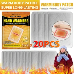 2-20pcs Self-Heating Pad Adhesive Air Activated Warmer Winter Foot Toe Body Warmer Disposable Long Lasting Female Period Pads