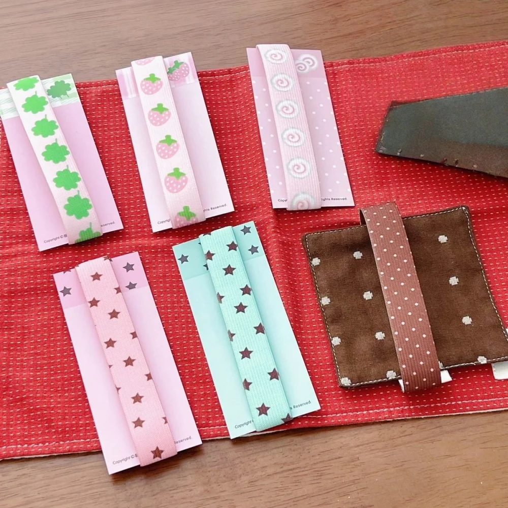 حزام مرن لـ A7 M5 دفتر مخطط لطيف ستار الديكور Kawaii الأشرطة لسكرابوكينغ INS نمط تخزين الملحقات