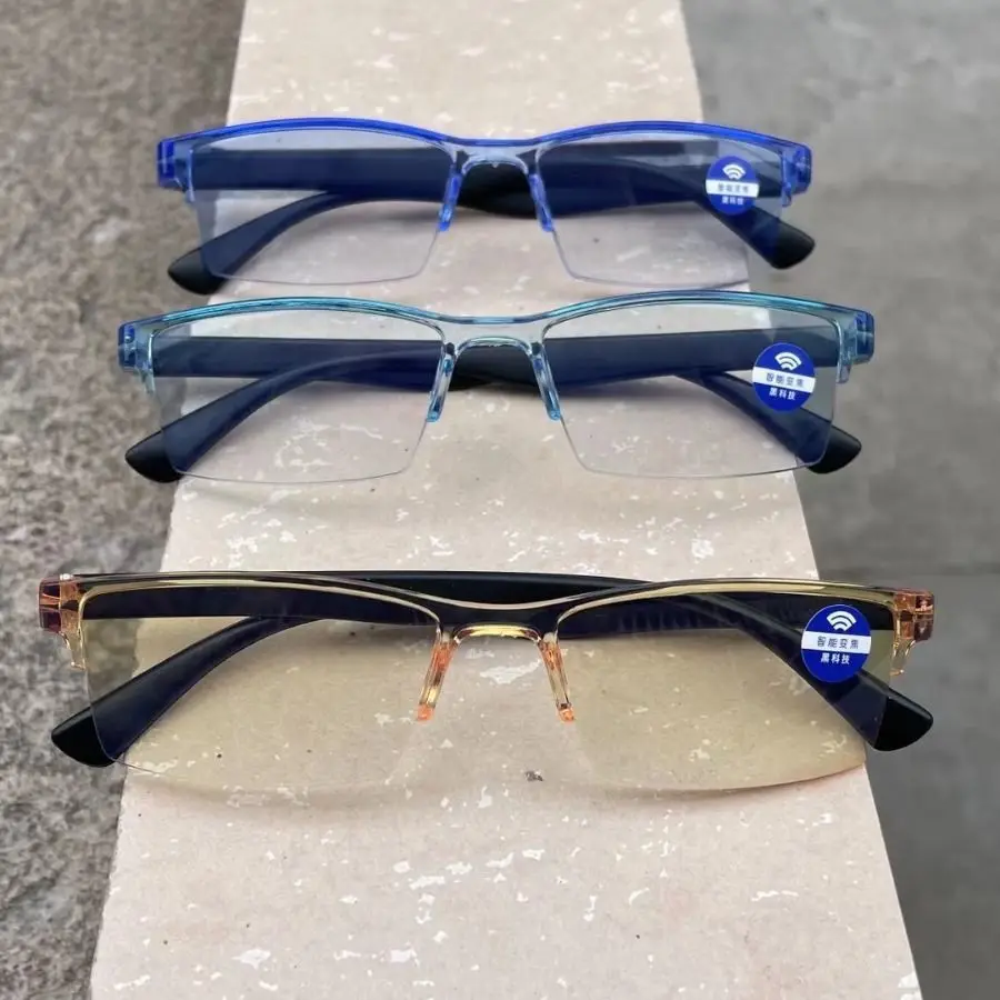 Ultralight Smart Automatic Zoom Reading Glasses Anti Blue Ray Eyeglasses Autofocus Presbyopia  Eyewear