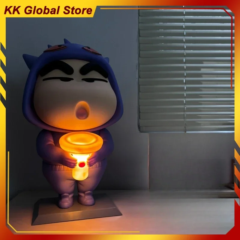 

43 см новый карандаш Шинчан аниме фигурка периферийная модель настольные украшения может светяться комната ночные огни детские подарки на день рождения игрушки