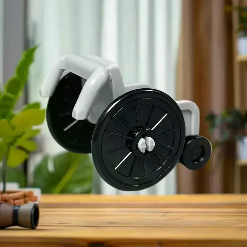 Conjunto de blocos de construção de 2 peças para crianças, brinquedos moc de carrinho de mão para cadeira de rodas, tijolos educacionais, itens para presente de figura de auxílio à mobilidade