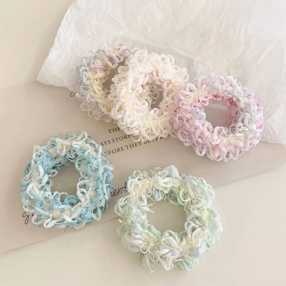 5 Stück Kawaii Haargummis, Haar-Accessoires für Mädchen, elastische Haarbänder, fortschrittliche Haar-Accessoires