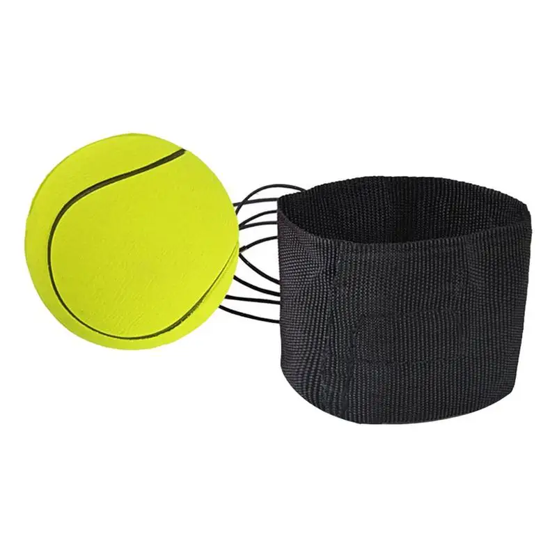 Ball On String With Wrist Strap Elastic Rubber Wrist Trainer Ball With String Training Tools For Increasing Flexibility