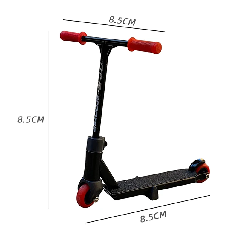 Mini modello di scooter da dito in lega Set giocattolo da dito interattivo novità sensoriale Acti
