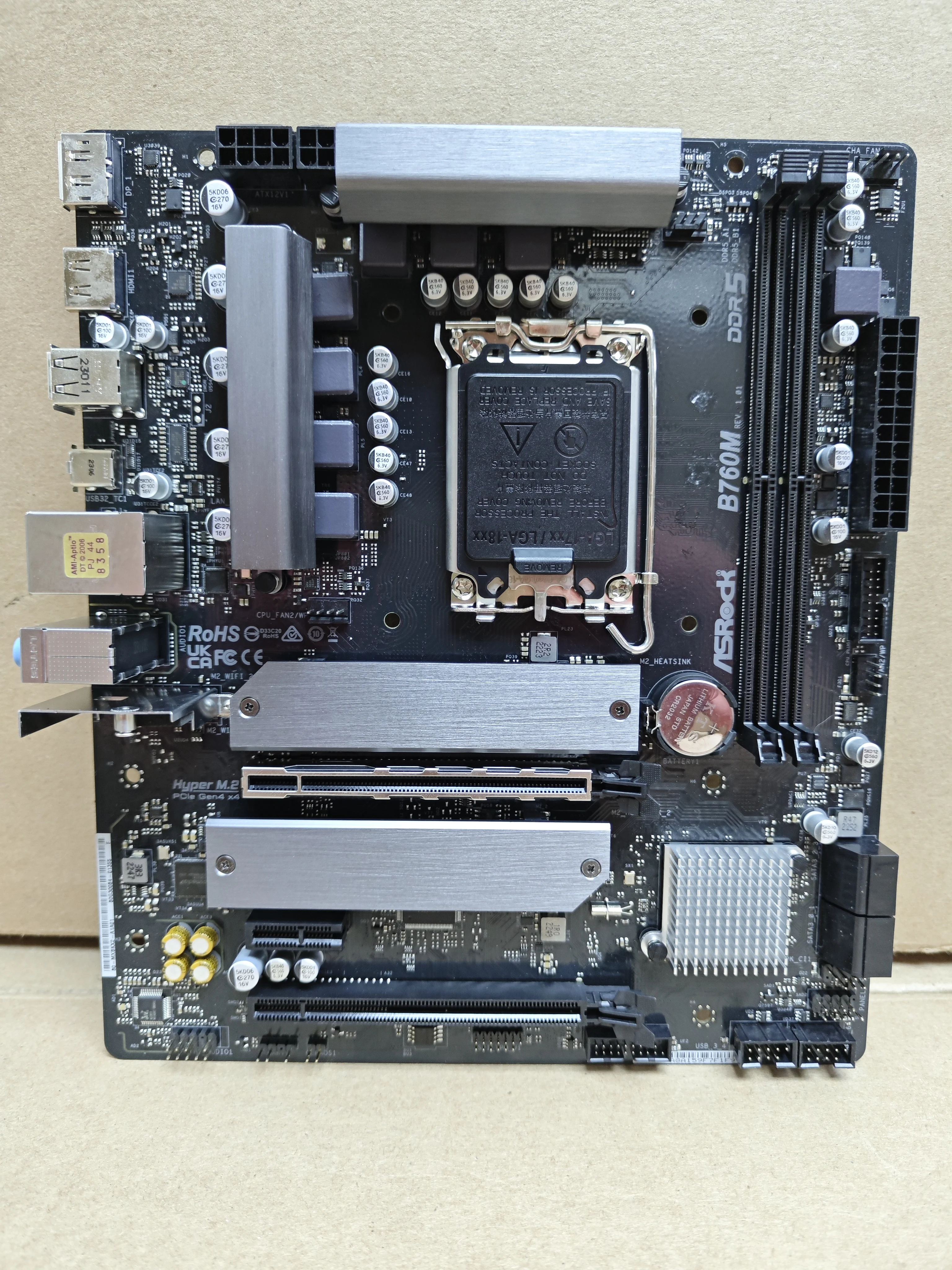 ASROCK B760M Motherboard B760 CPU Support i5-12400F i5-13400F i3