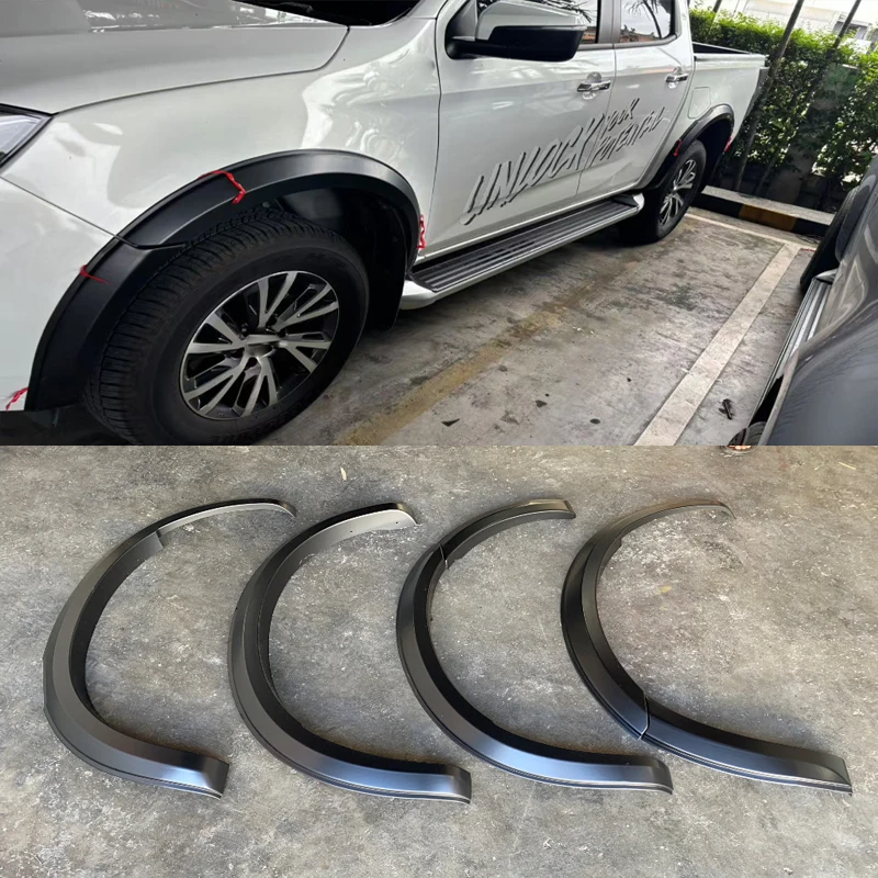 

Комплект раструбной арки для ISUZU D-MAX 2024 2025, брызговики, расширение кузова, двойная кабина, Стайлинг автомобиля