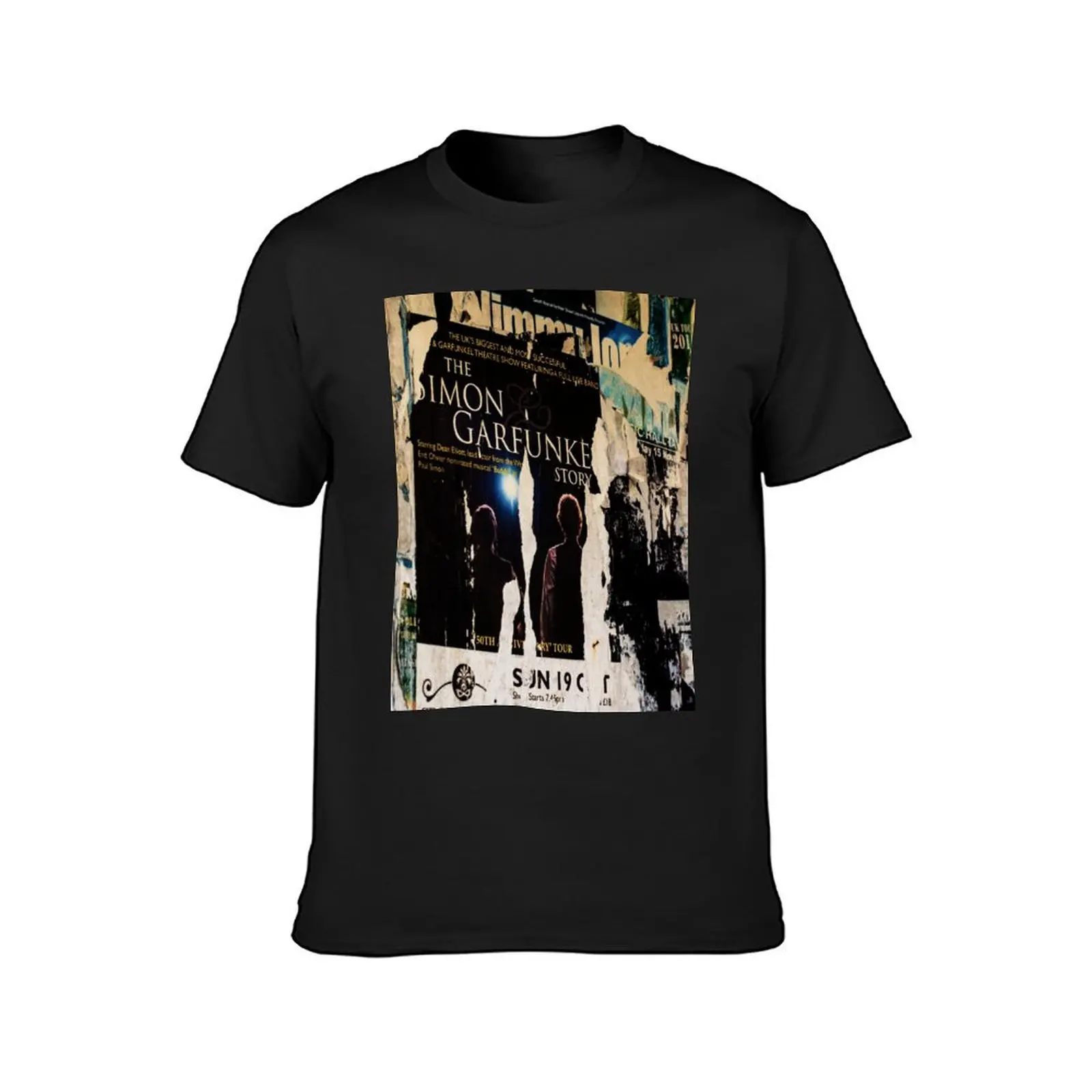 Ripped Poster for Simon & Garfunkel T-Shirt hippie clothes boys whites mens clothing