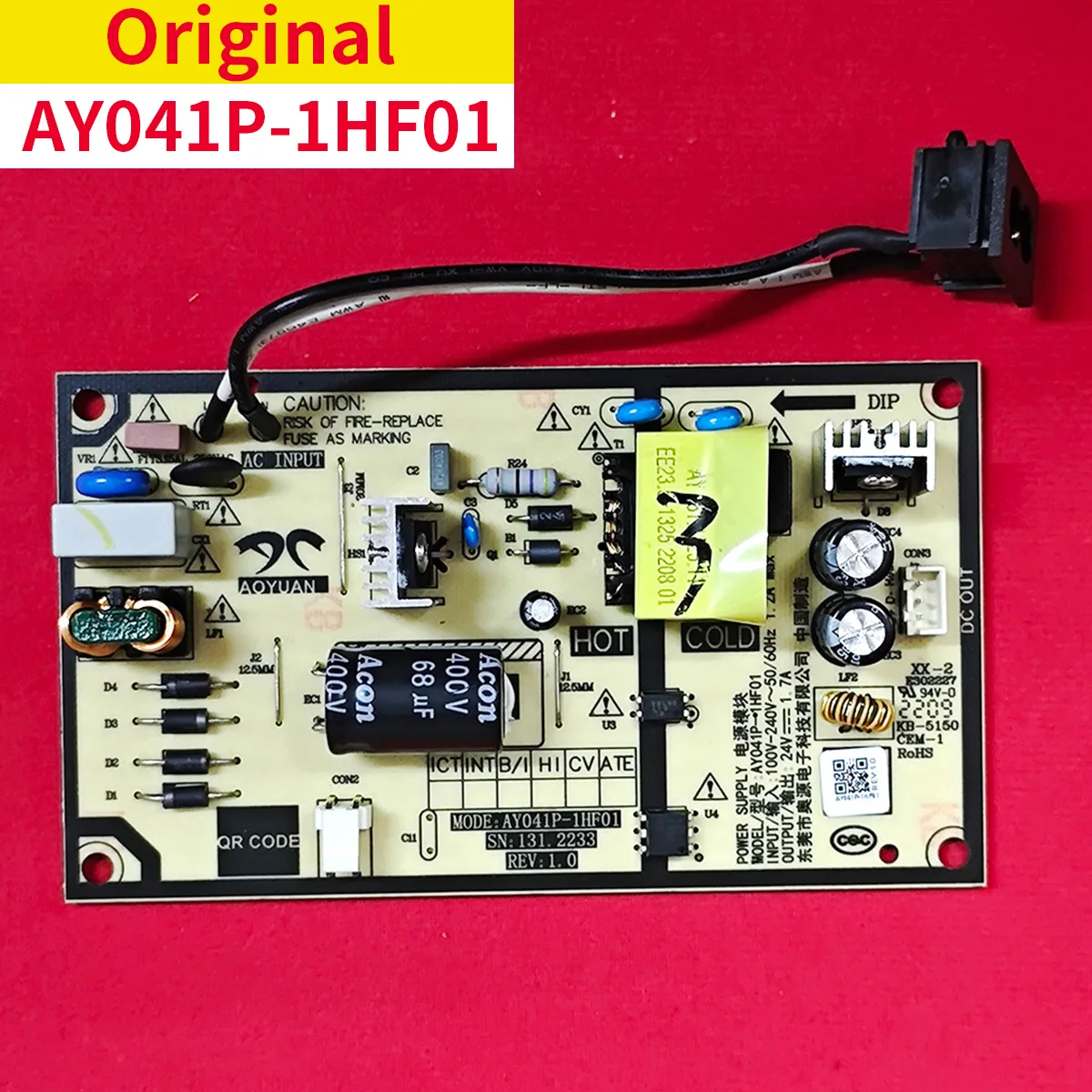 

Test working power board for AY041P-1HF01 131.2233 KB-5150 E302227