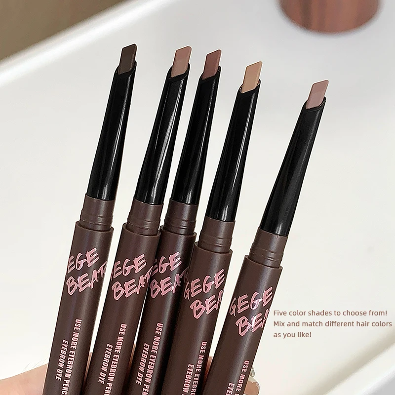 Gege Bear 2-in-1 Eyebrow Pen, Eyebrow Dyeing Cream, Hair Flu, Wild Eyebrow, Multi functional