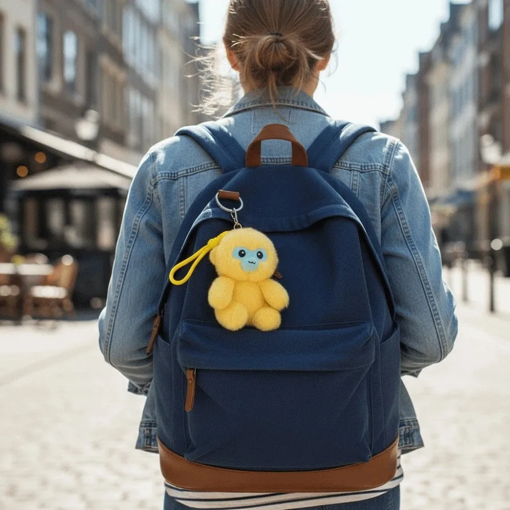 ぬいぐるみ猿ペンダント サル 小さな猿ペンダント かわいい漫画の猿 車のペンダント バックパックの装飾