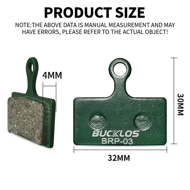 BUCKLOS Ceramic Brake Pad Bicycle MTB for Shimano G01S G03C Disc Brake Pad for BR-M9000 M8000 M985 M785 M7000 Hydraulic Brake