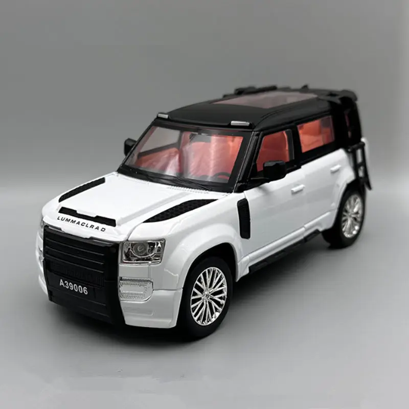 

1:24 Defender CLR LD модель автомобиля из сплава Diecasts модифицированная модель дорожного транспорта звук светильник имитация Коллекционные детские игрушки подарок