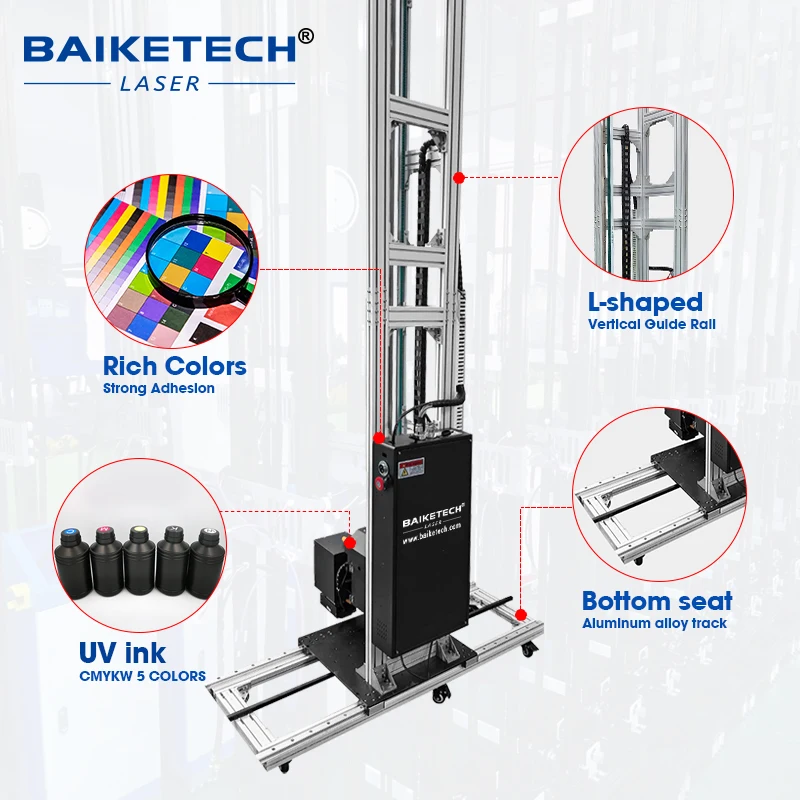 Factory Wholesale Portable Wall Printing Machine Vertical 3D Mural Printer For School Office Wall Decor Advertisement