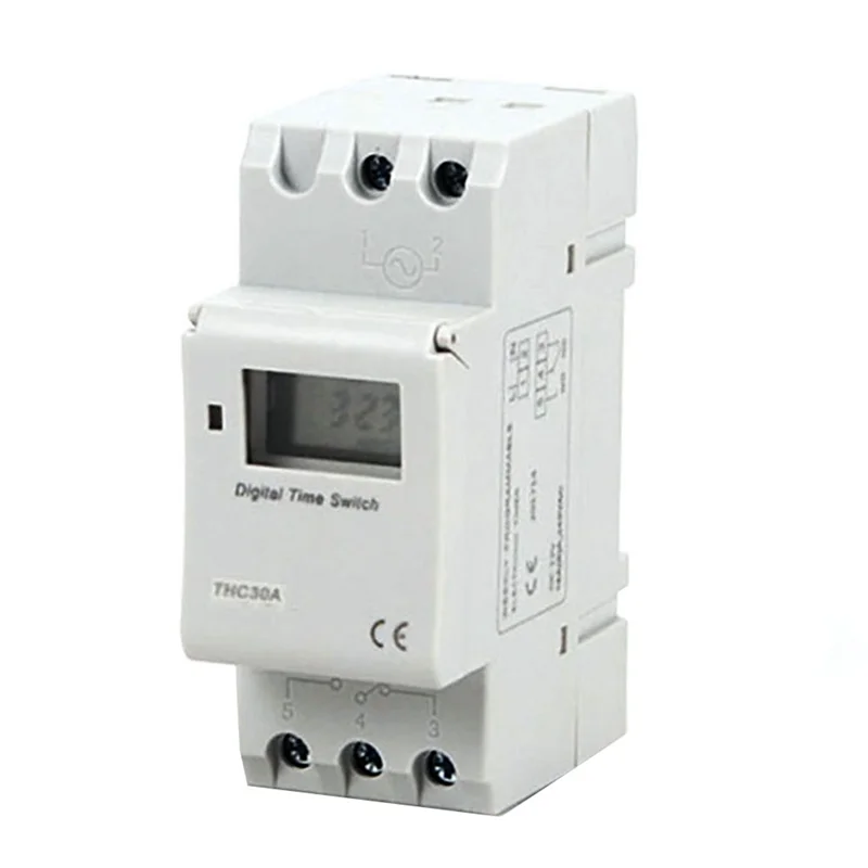 N93R AC THC 30A Relay 2 Wire Weekly Seven Days Timer Foradvertising Sign Lights Timer Control