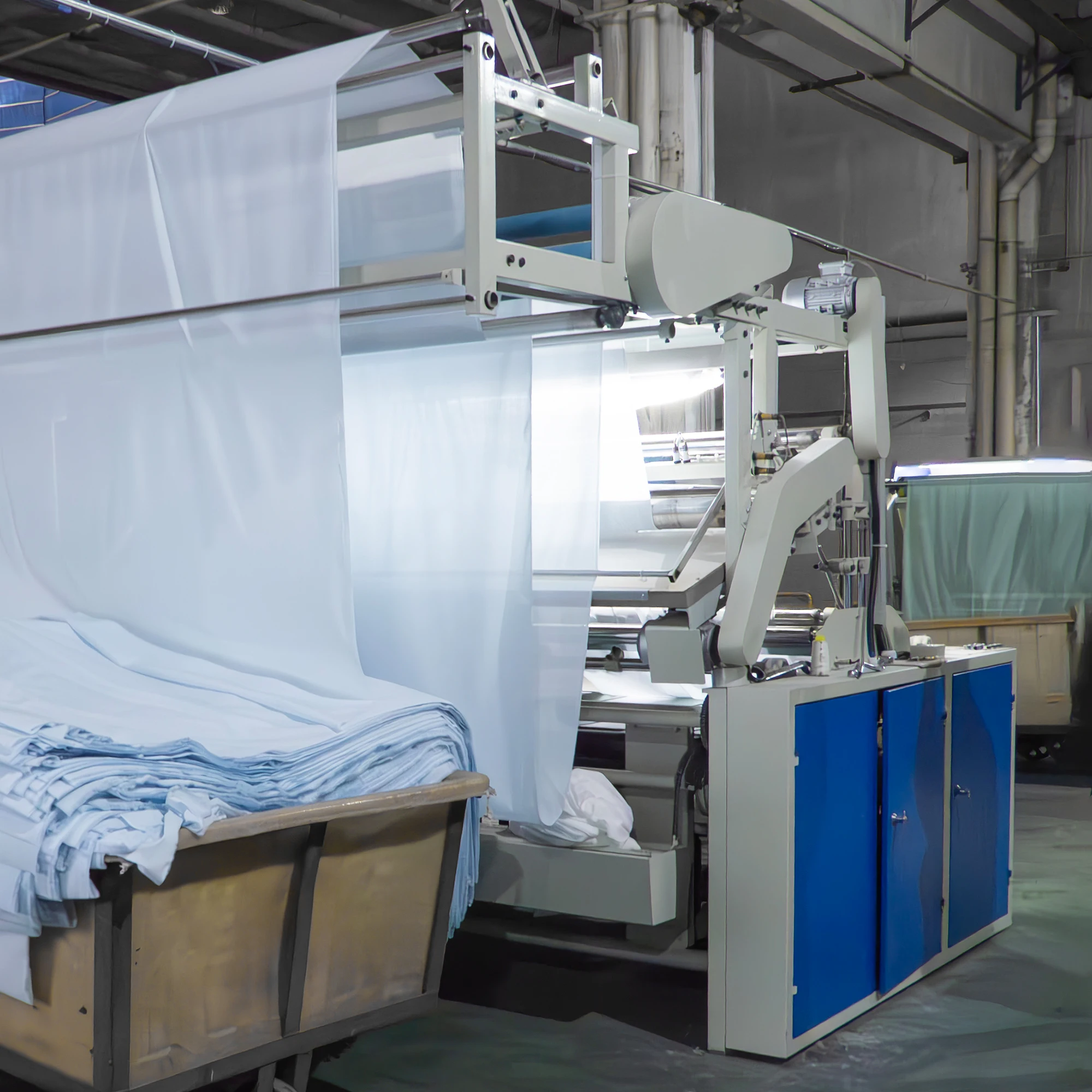 qwe Automatic Intelligent High-speed Fabric Folding Machine for Textile Finishing and Processing
