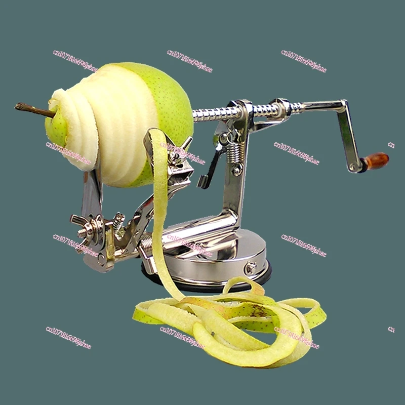 High-end Three-in-one Apple Peeling Artifact, Multi-functional Peeler, Fruit Core Removal and Slicing Knife, Hand-cranked Apple