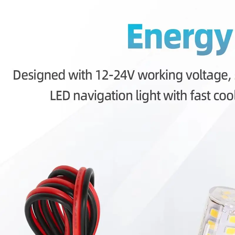 12V 24V Sailing Signal Light LED Marine Navigation Light 360 Degree All Round For Yacht Boat Stern Anchor Light