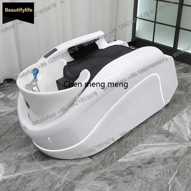 

Многофункциональные массажные кресла-мойки Q181 Smart Electric для парикмахерских и спа-салонов, эргономичные, для мытья головы, мебель для салонов красоты