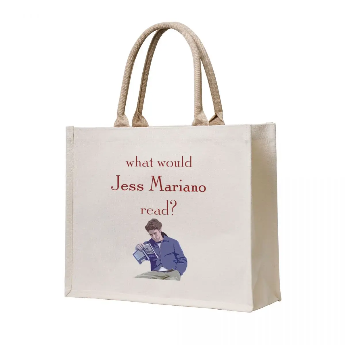 

What would Jess Mariano Read Tote Bag Canvas custom canvas bag Reusable bags shopper bags