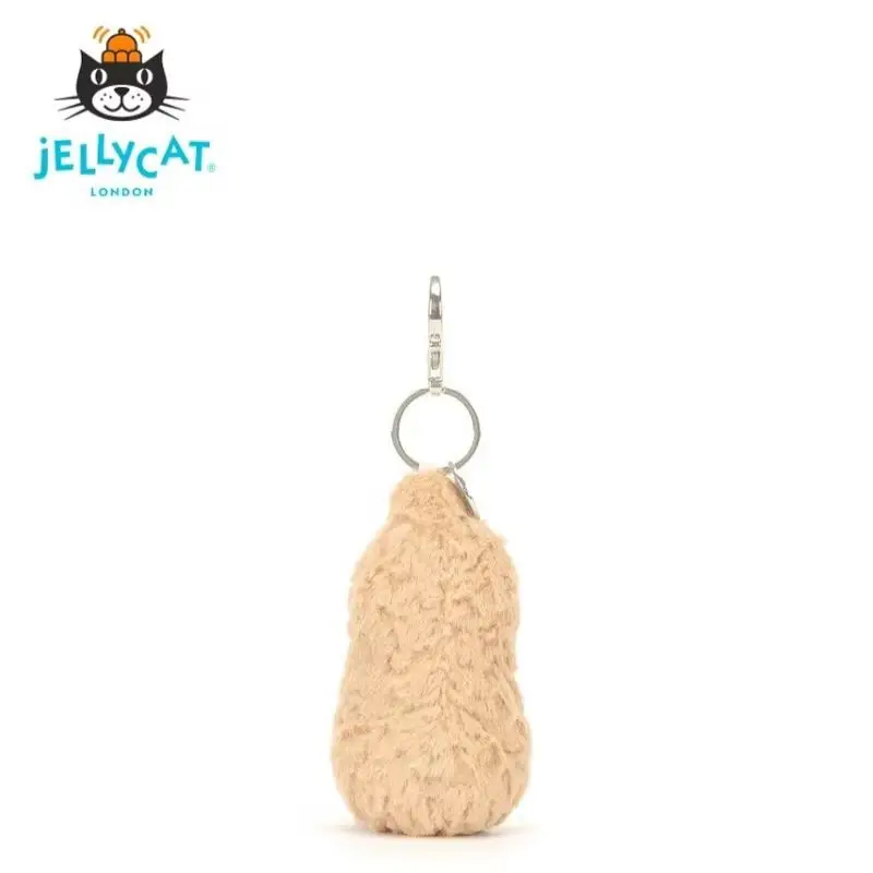 【IN VOORRAAD】Originele JELLYCAT UK Fun Peanut Leuke Knuffel Super Zachte Schoonheid Kleine Pinda Sleutelhanger Pop Verjaardag Kerstcadeau