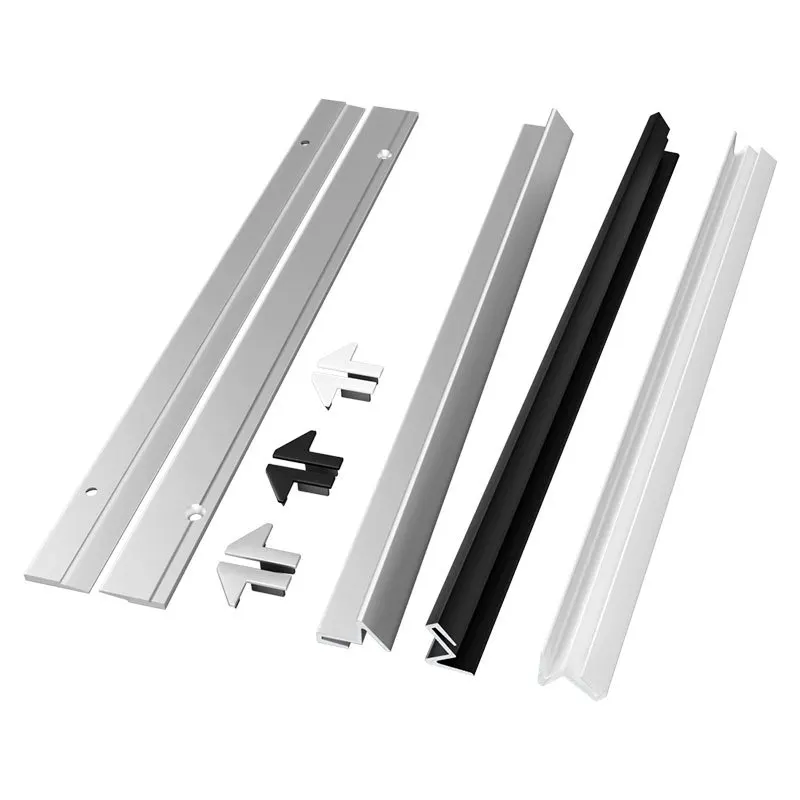

Aluminum alloy glass laminate holder, freely adapted to strong load-bearing buckle