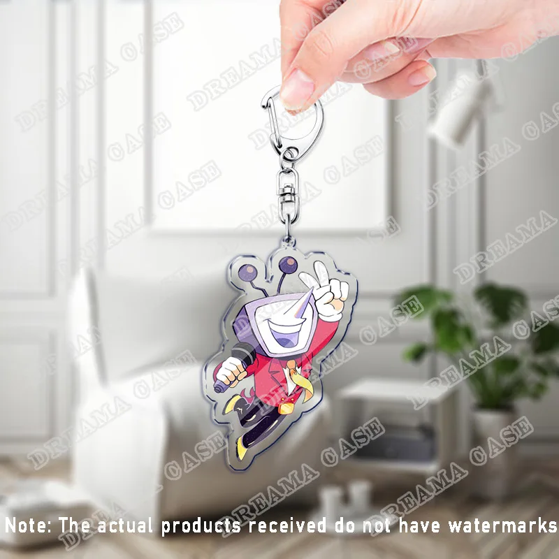 Deltarune Tenna المفاتيح اكسسوارات حقيبة Charms Undertale السيد Tenna هوائي Lanino ميمي سلاسل المفاتيح Keyrings مجوهرات المشجعين هدية