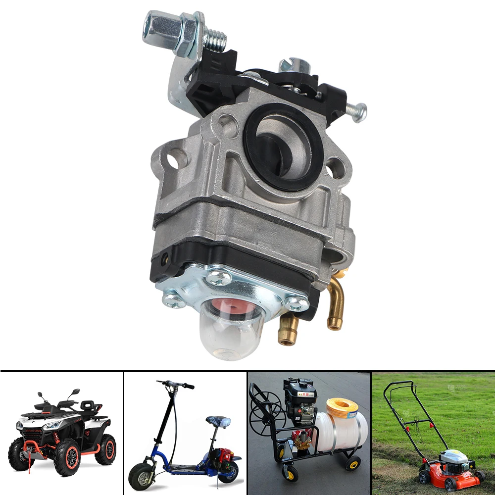 Scooter Brushcutter Carburetor Carb For Trimmer Cutter Chainsaw For 40CC 43CC 49CC 2-Stroke Pocket Bike Scooter 11mm Carburetor