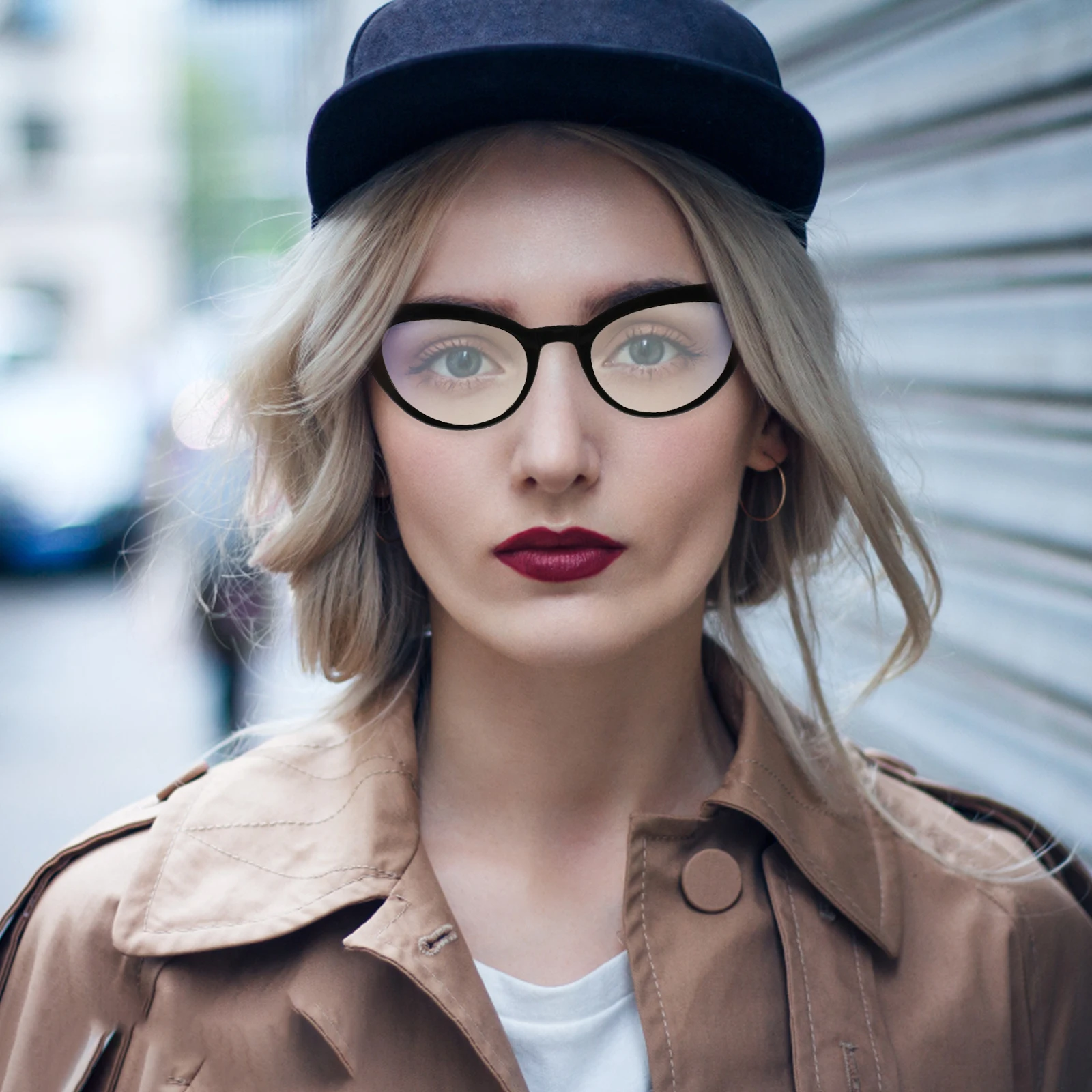 

Light Glasses TR90 Flat Mirror Clear Practical Woman Female Spectacle Reading Eyeglasses Comfortable High quality