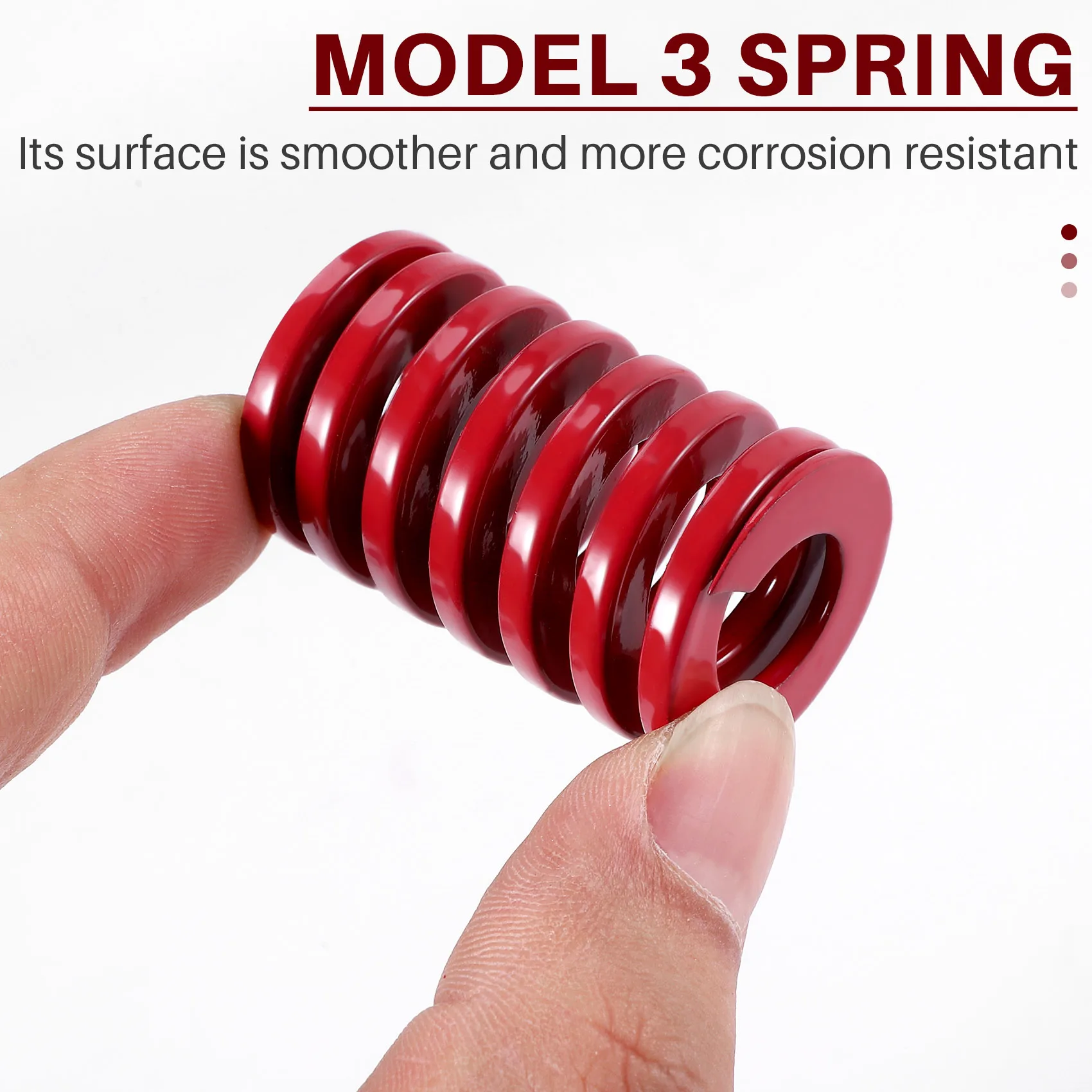 2 Pcs 25Mm OD 40Mm Length Compression Mould Die Springs For Tesla Model 3 Trunk, Medium Load-AA26