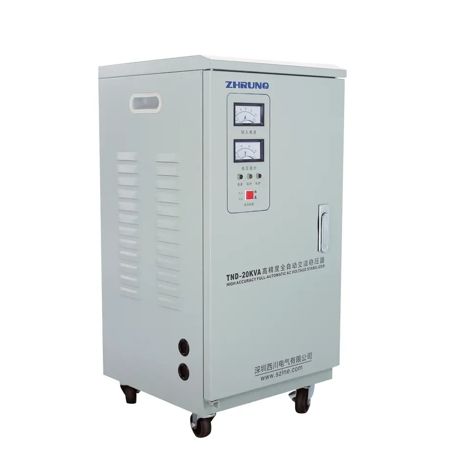 High Quality Factory Price Voltage Stabilizer SVC 20KVA 10KVA 30KVA Servo Motor AC 3phase Automatic Voltage Stabilizer