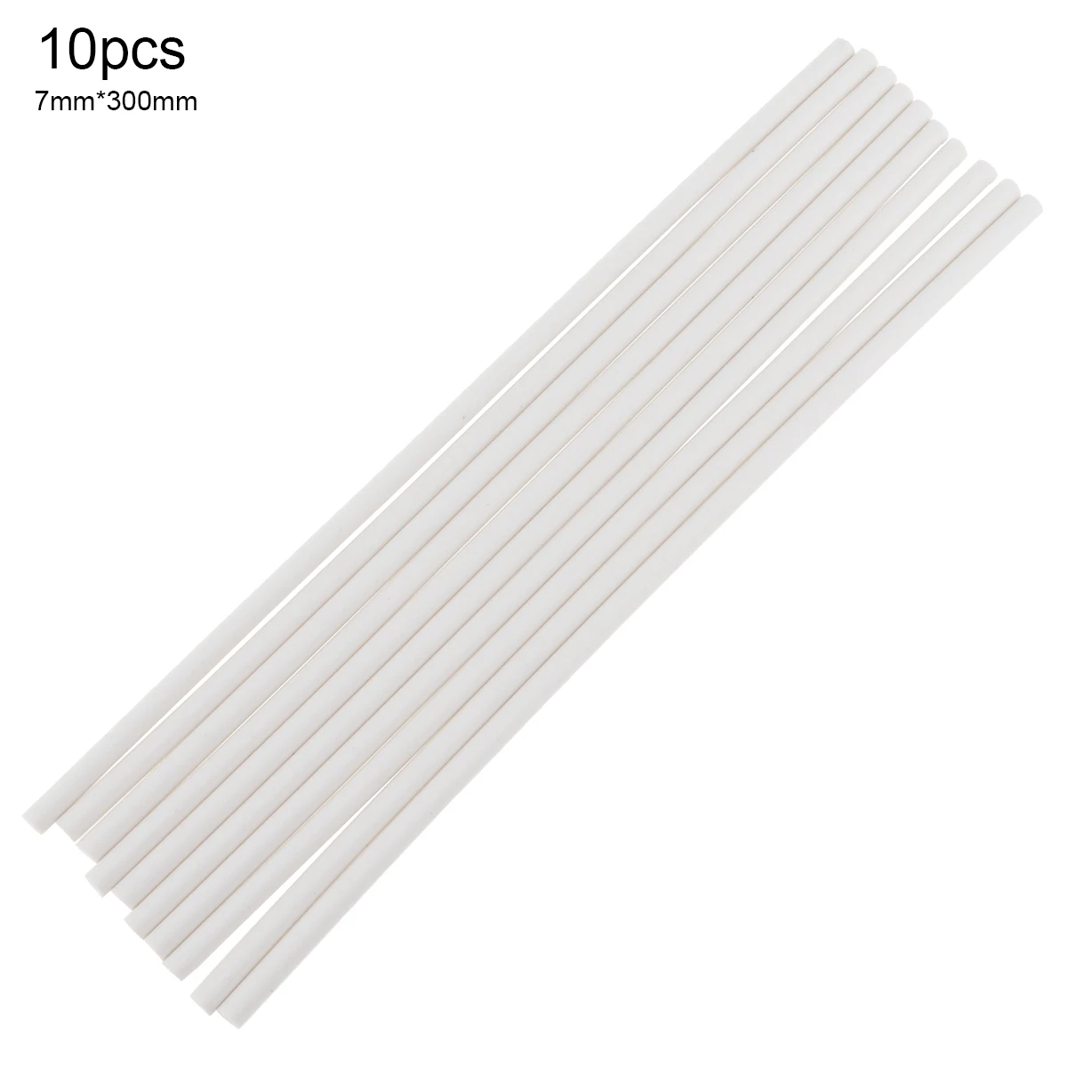 10-100 pz bianco Hot Melt colla Stick 7mm x 300mm forte Visco casa strumenti fai da te per accessori di riparazione pistola colla a caldo elettrica