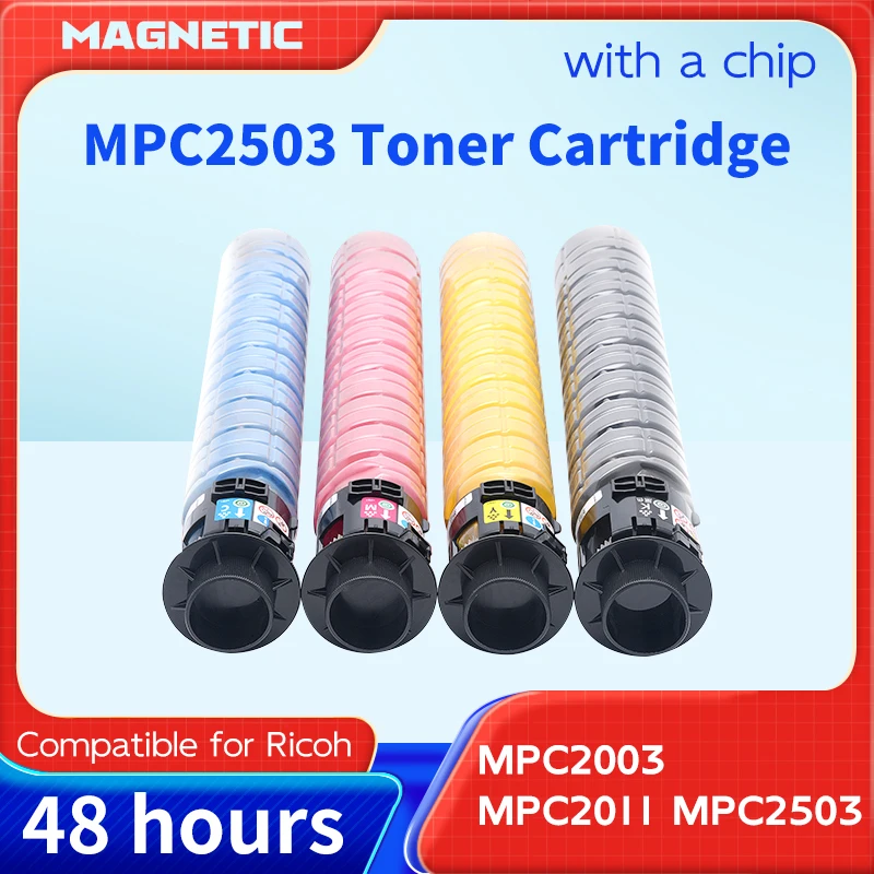New Compatible Toner Cartridge 1PCS For Ricoh Aficio MPC2003 MPC2503 MPC2011 MPC2004 MPC2504SP Color Copier Japan