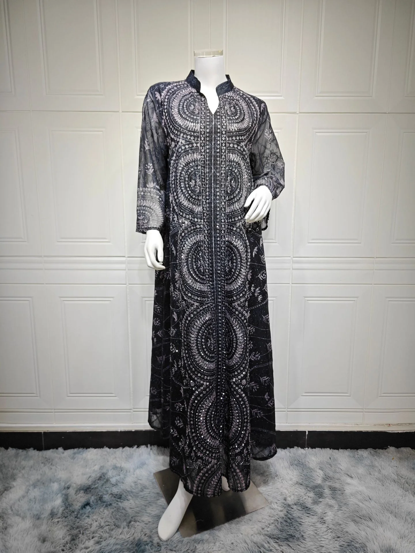 فستان عصري مطبوع بتصميم عرقي م - مراجعة Ethnic Fashion Wear For Women وسعره