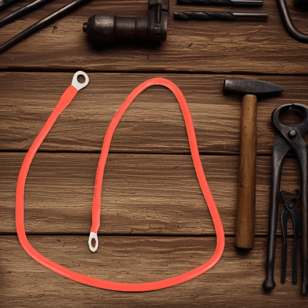 

1 Pair Car Cable Heavy Duty Copper Wiring For Solar Rv Marine Atv Motorcycle With Ring Terminals Automotive Parts