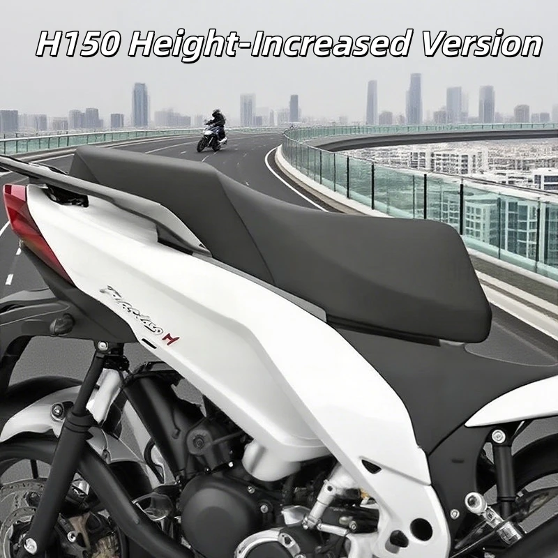 For Kymco H150 Modified Wide Comfort Seat High Resilience Long‑Distance Riding Saddle Mod Accessories