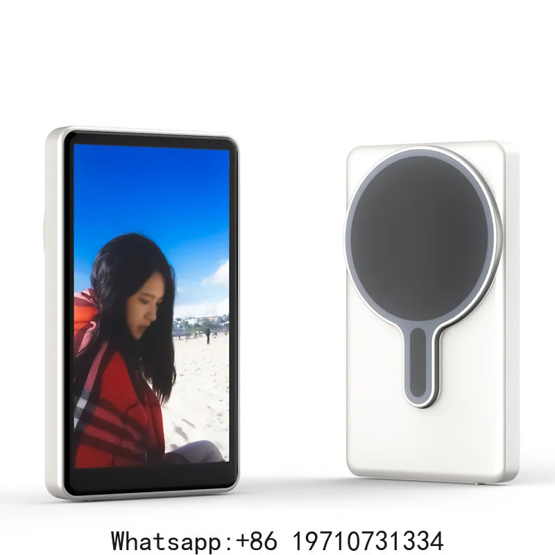 Smartphone Wireless Magnetic Monitor Screen for Phone Rear Camera Selfie Vlog Live Stream Video Recording