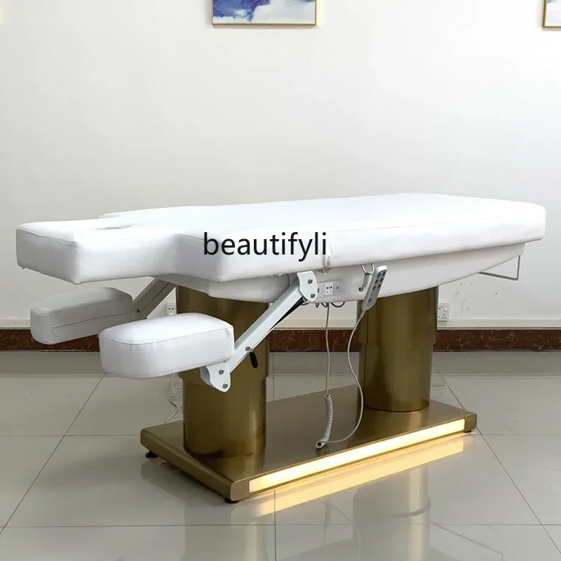 Electric Beauty Bed Multifunctional Medical Micro Plastic Tattoo Embroidery Surgery Dental Bed for Beauty Salon