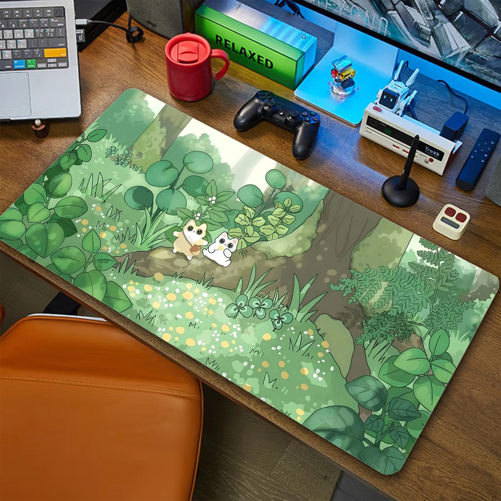 

Kawaii Extended Mousepad Anti-slip Gaming Speed Keyboard Pads Rubber Desk Mat Office Mouse Pad Tapis de Souris 900x400mm